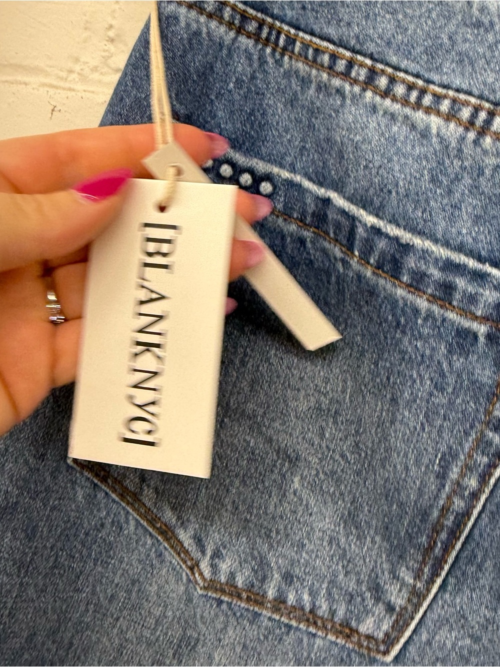 NWT BLANKNYC The Baxter Ribcage High Rise Straight Leg Jean Size 31 - Picture 7 of 9